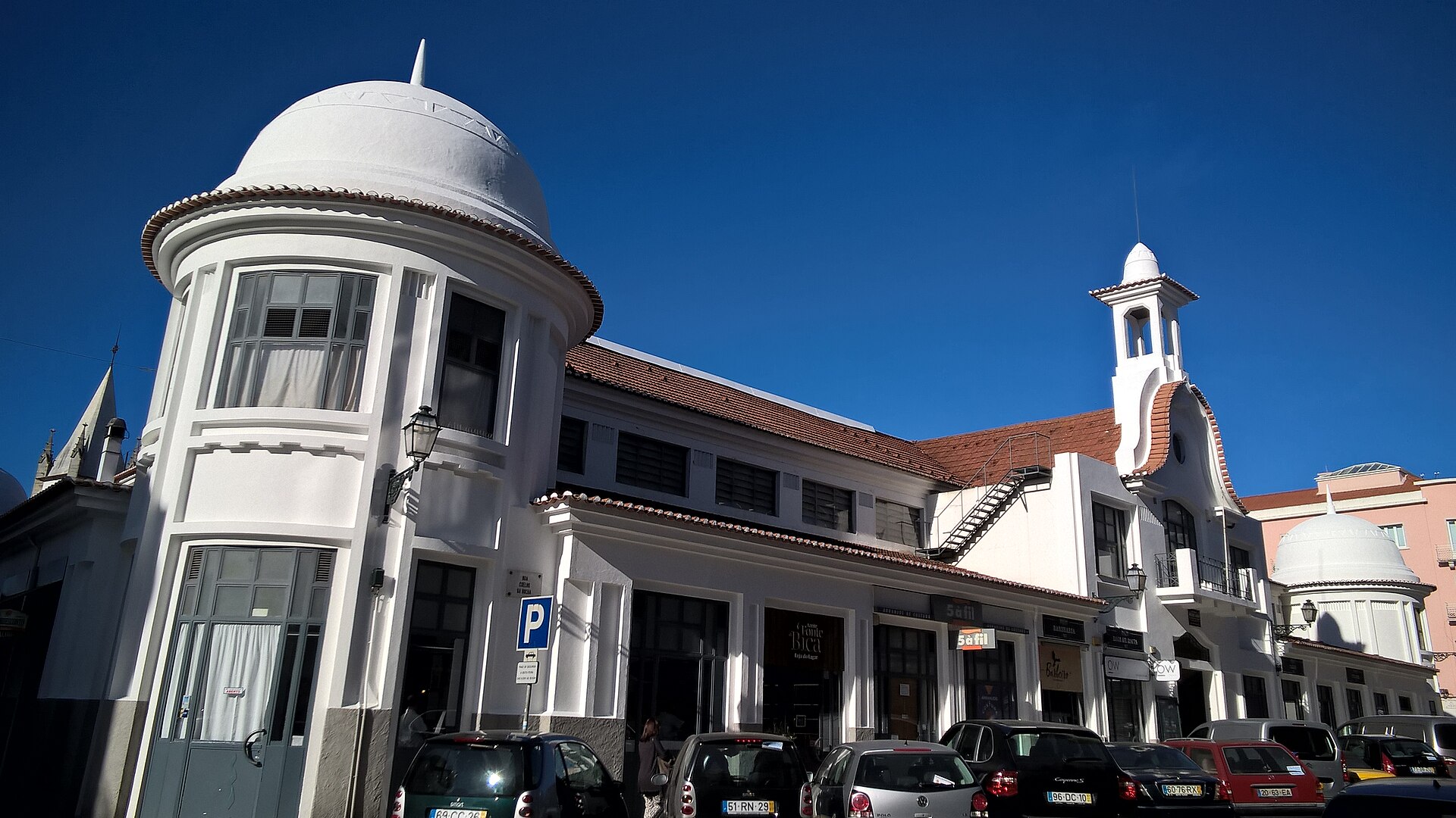 The neighborhood market hall of Campo de Ourique in Lisbon