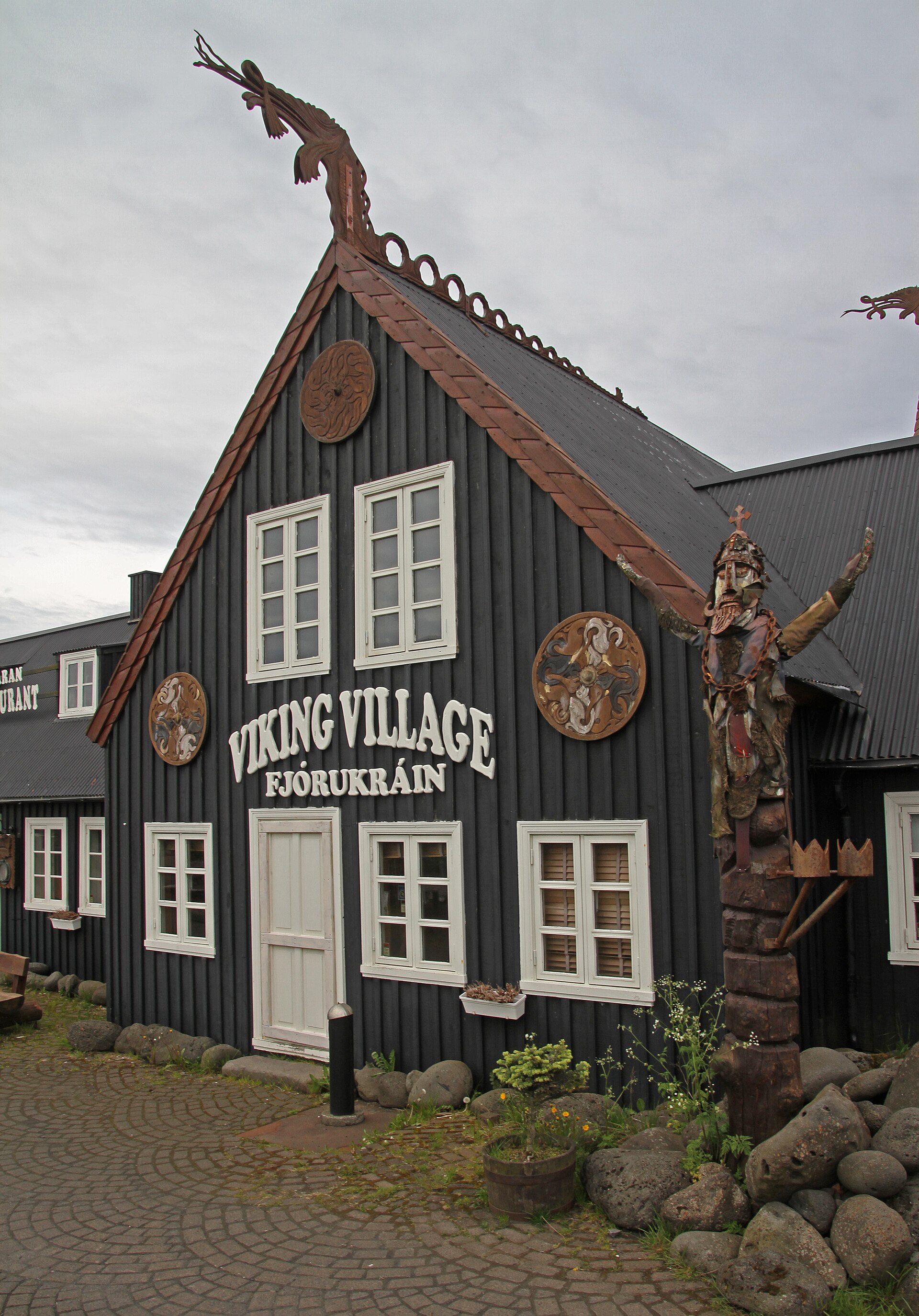 The Viking-themed hotel at Fjörukráin in Hafnarfjörður
