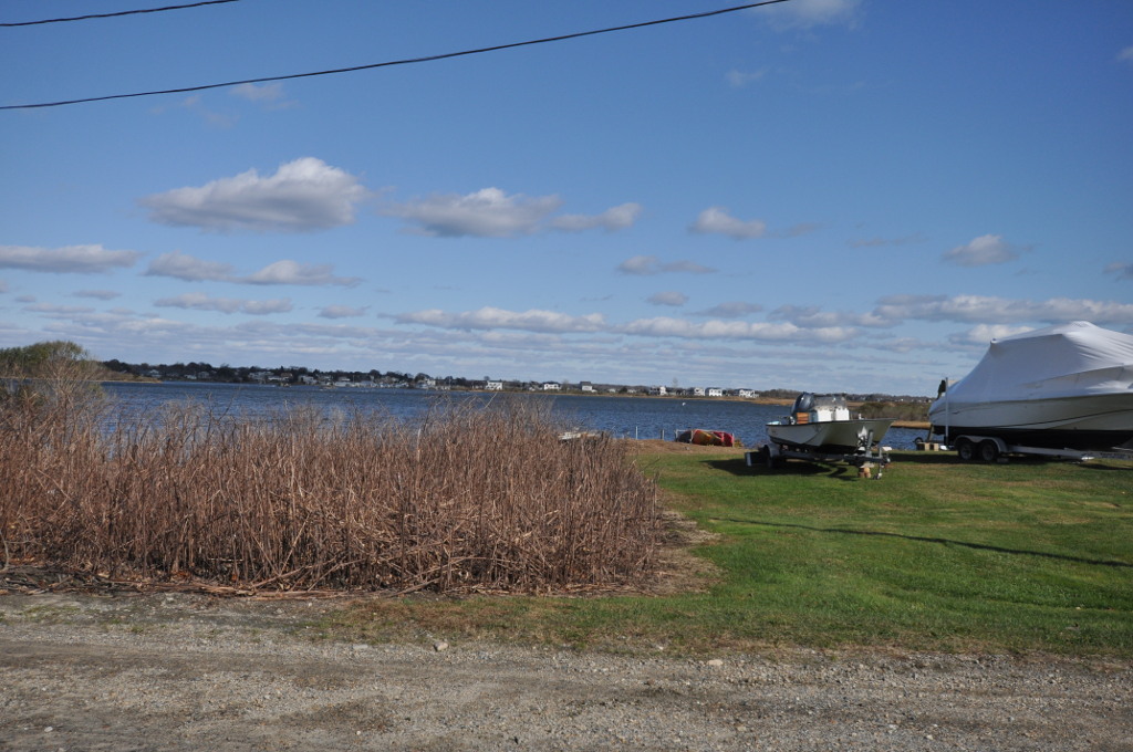 A salt pond on the Rhode Island coast