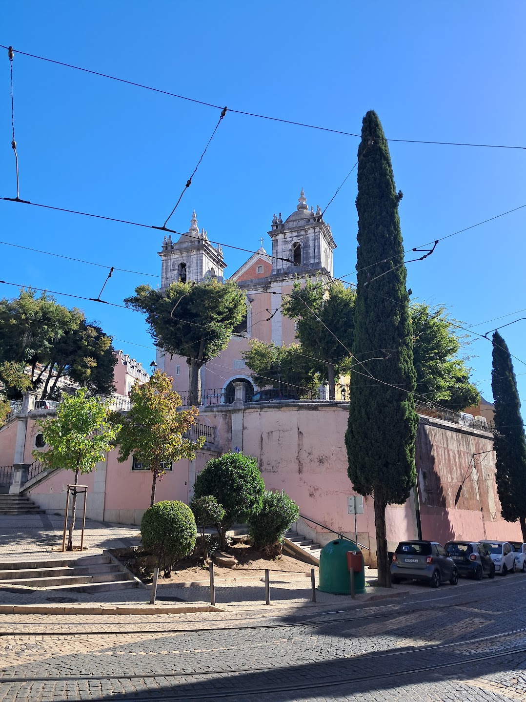 The Santos riverside in Lisbon in quiet morning light