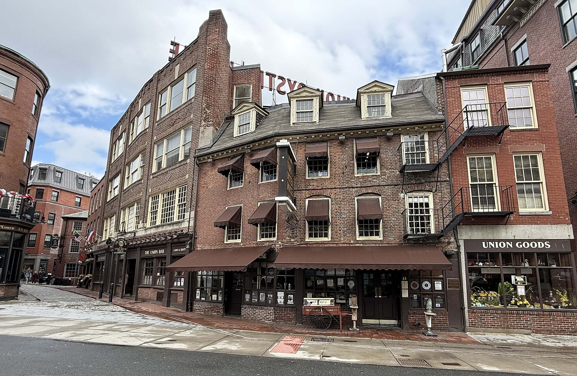 The Union Oyster House on Union Street in Boston